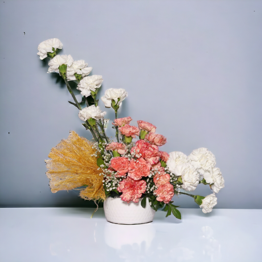 Duet carnations