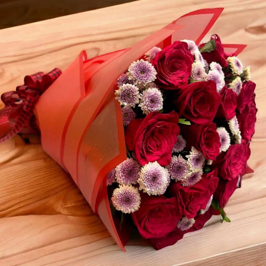 Red Roses Flower Bouquets